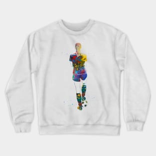 Soccer Player Girl Crewneck Sweatshirt